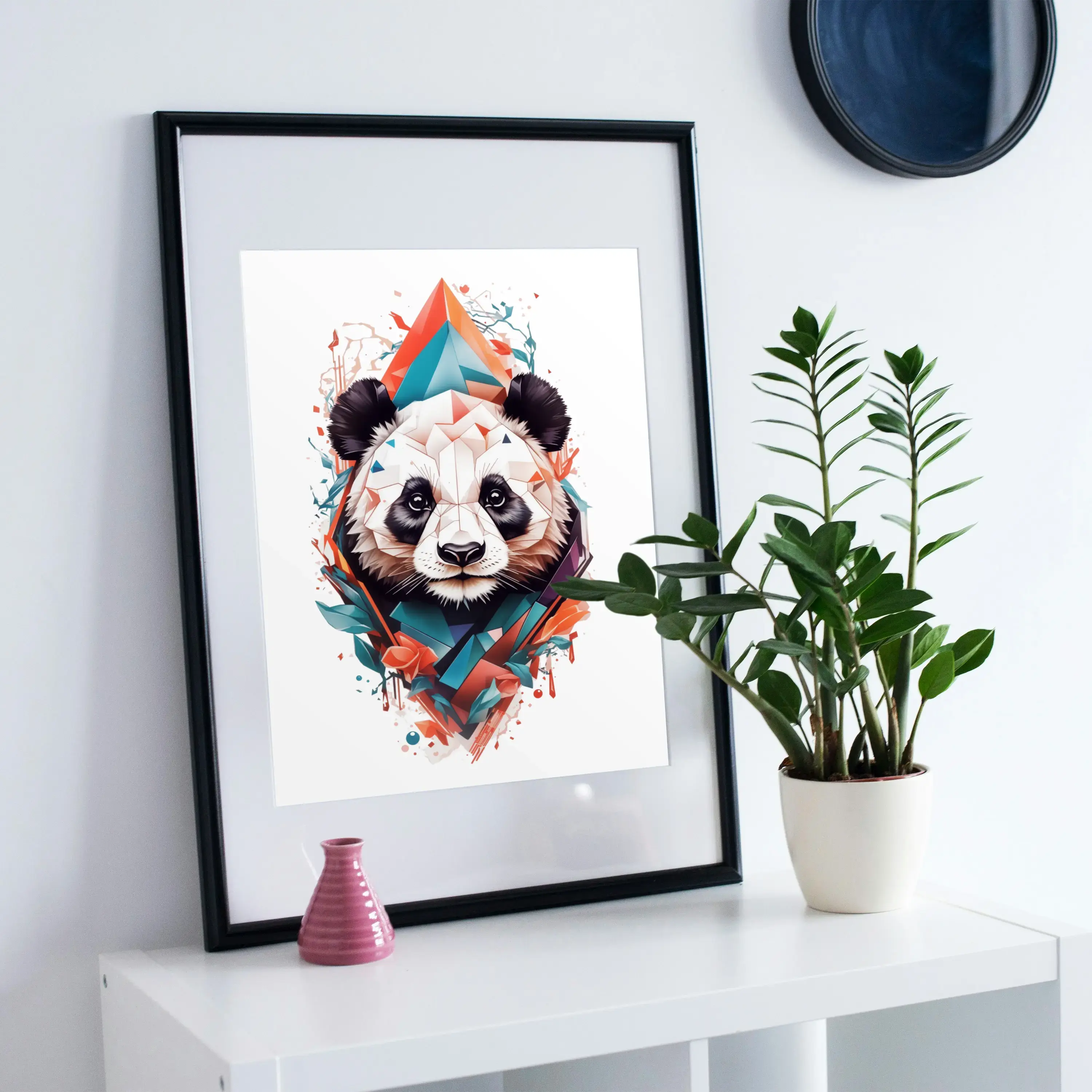 1 Art |  1 Tree | Geometric Cat GeorgeKenny Design