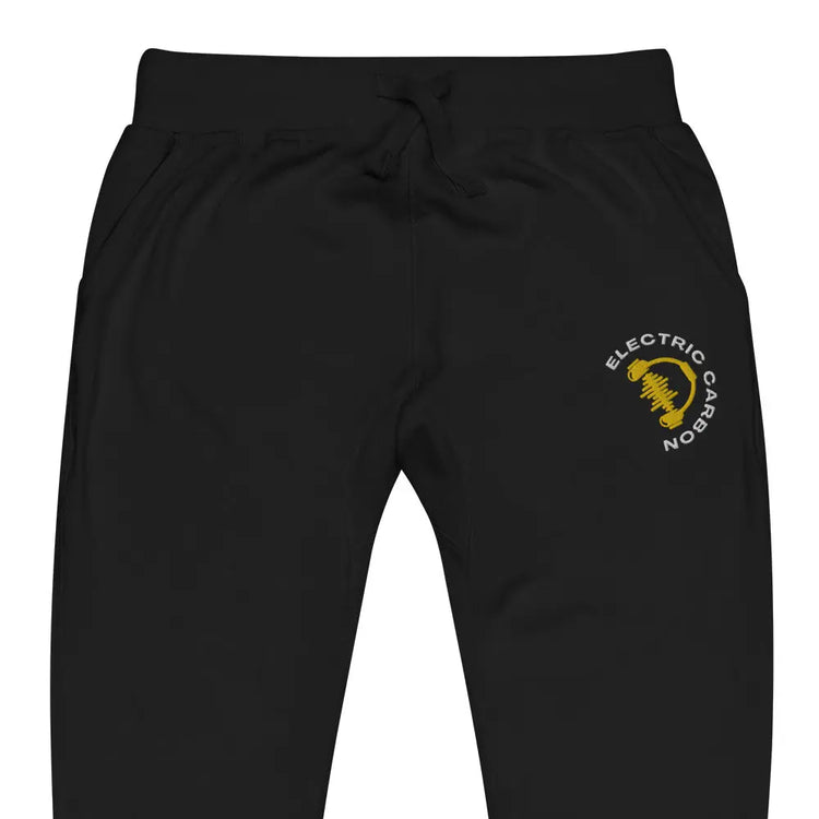 Electric Carbon | Embroidered fleece sweatpants GeorgeKenny Design