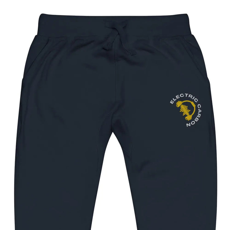 Electric Carbon | Embroidered fleece sweatpants GeorgeKenny Design