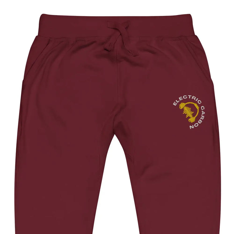 Electric Carbon | Embroidered fleece sweatpants GeorgeKenny Design