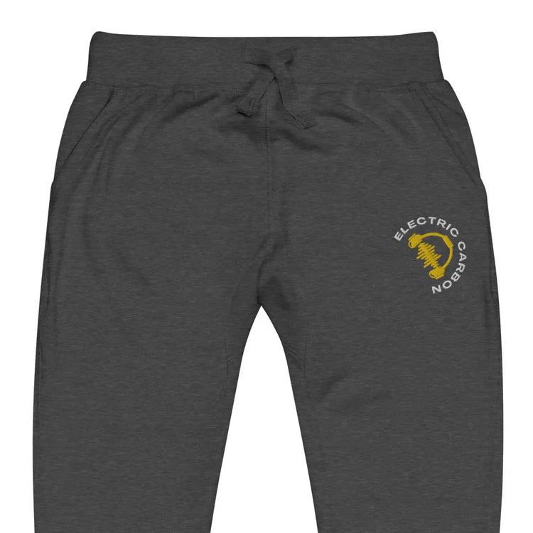 Electric Carbon | Embroidered fleece sweatpants GeorgeKenny Design