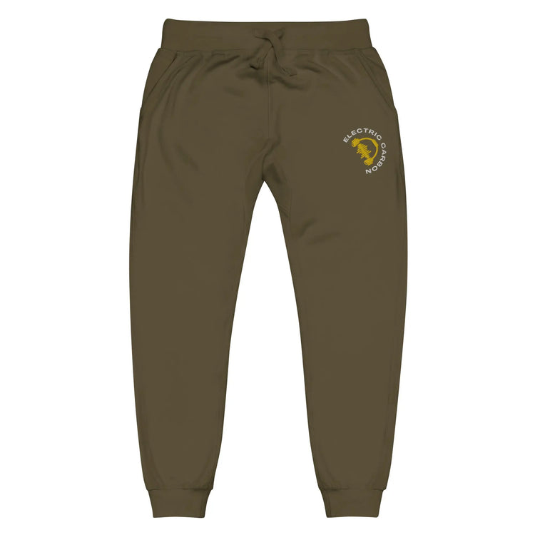 Electric Carbon | Embroidered fleece sweatpants GeorgeKenny Design