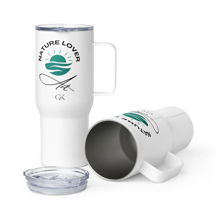 Nature Lover | Travel mug with a handle GeorgeKenny Design