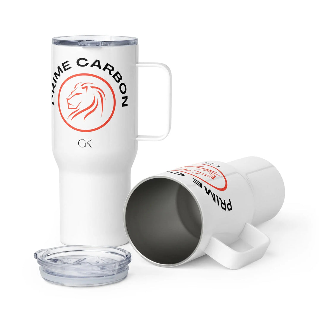 Prime Carbon | Travel mug with a handle GeorgeKenny Design