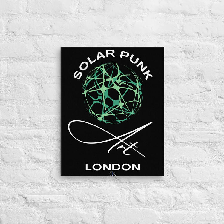 Solar Punk | Thin canvas | Climate Action Eco-Art GeorgeKenny Design