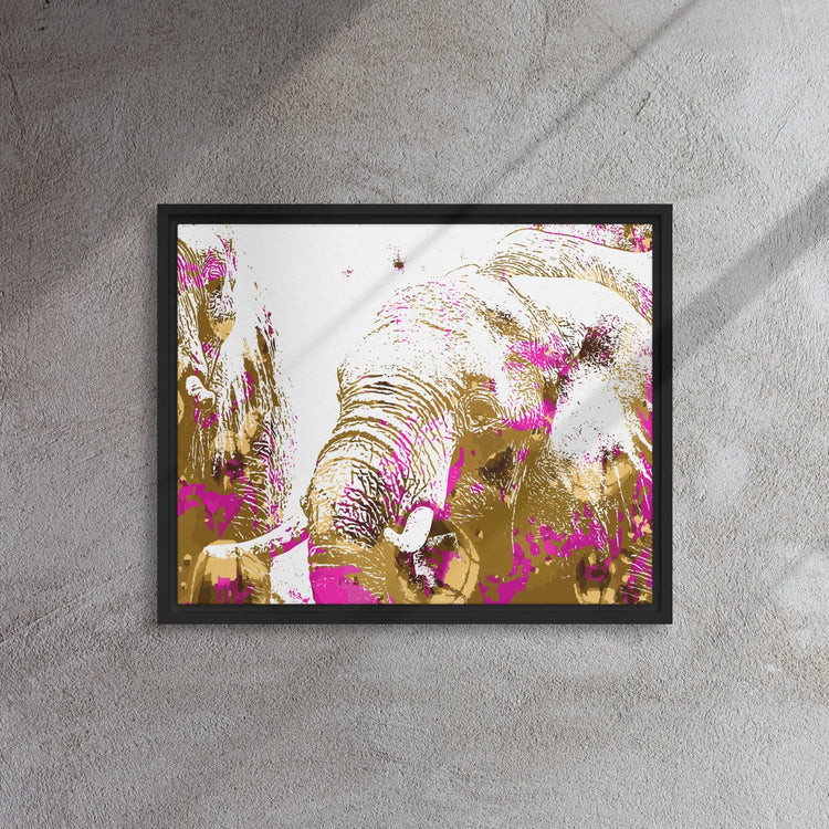 Framed canvas Print - Landscape NFT Art - Personalised GeorgeKenny Design