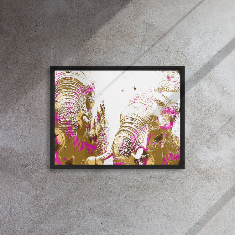 Framed canvas Print - Landscape NFT Art - Personalised GeorgeKenny Design