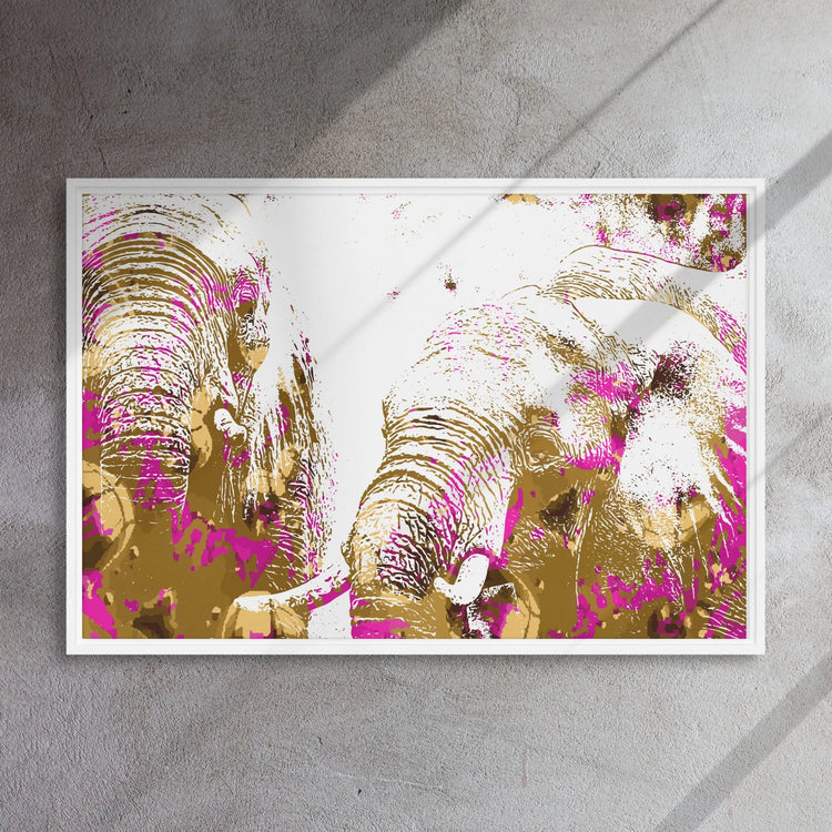 Framed canvas Print - Landscape NFT Art - Personalised GeorgeKenny Design