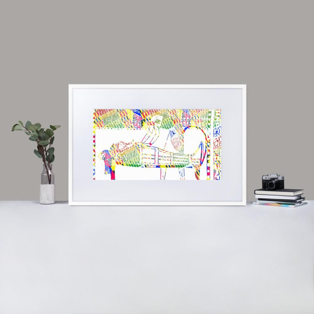 Life after Death Ancient Egypt - Framed Print With Mat - African Inspired - GeorgeKenny Design