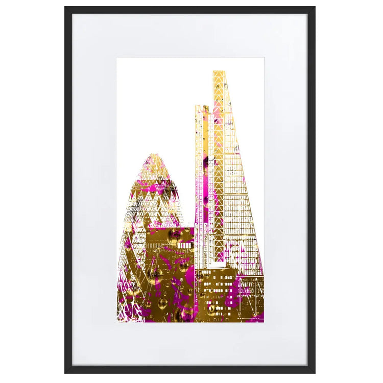 Personalised - Portrait Art Print With Mat - GeorgeKenny Design