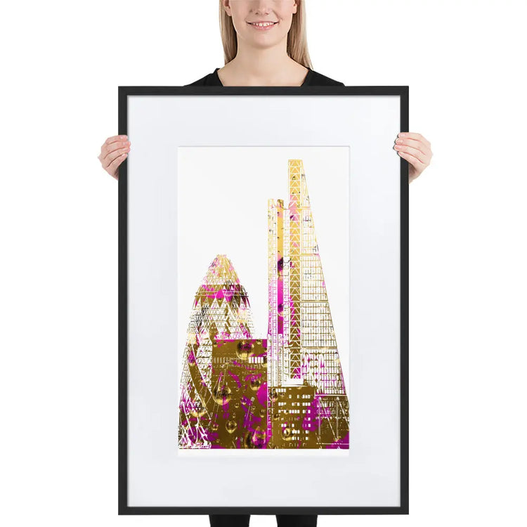 Personalised - Portrait Art Print With Mat - GeorgeKenny Design