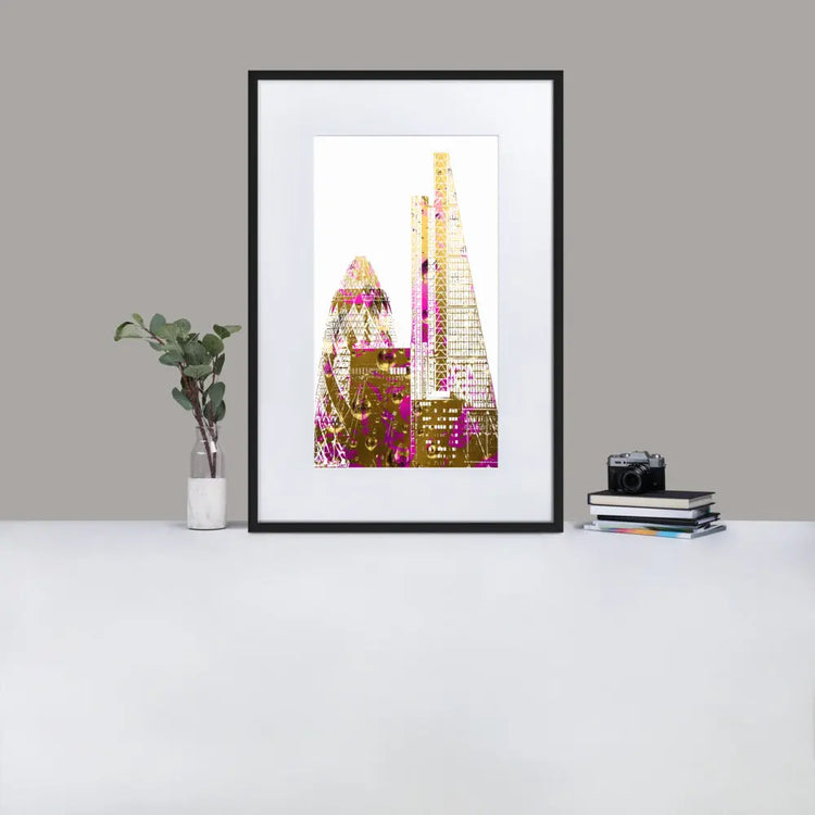 Personalised - Portrait Art Print With Mat - GeorgeKenny Design