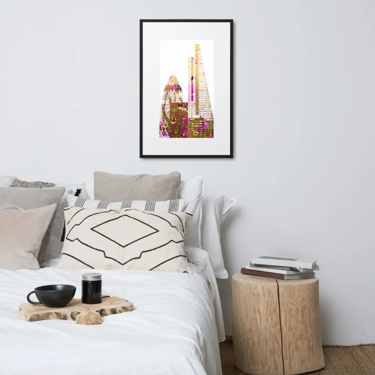 Personalised - Portrait Art Print With Mat - GeorgeKenny Design