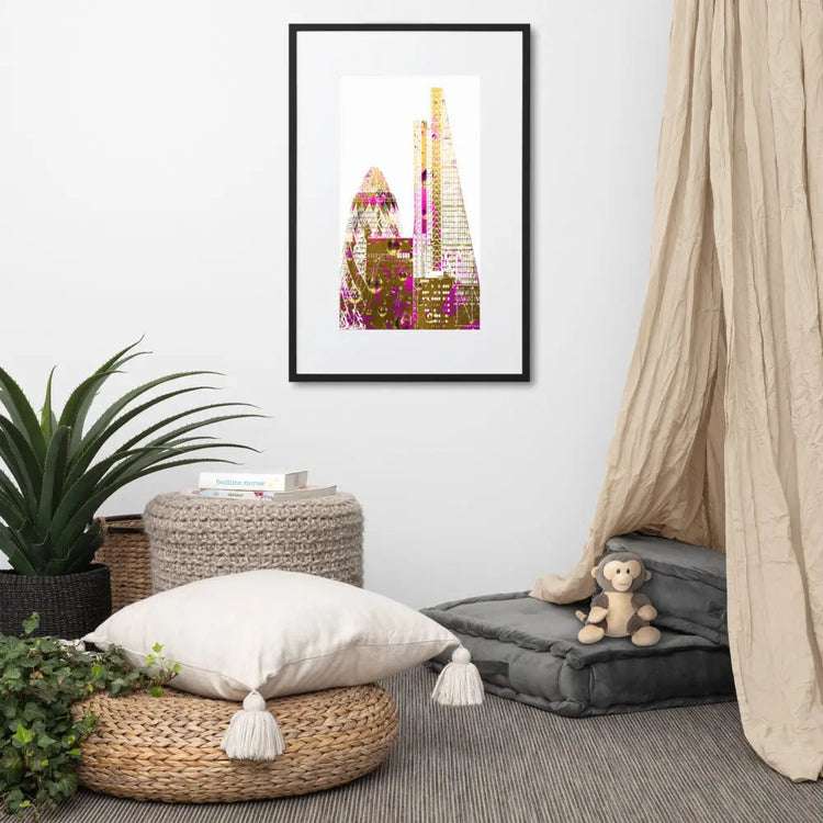 Personalised - Portrait Art Print With Mat - GeorgeKenny Design