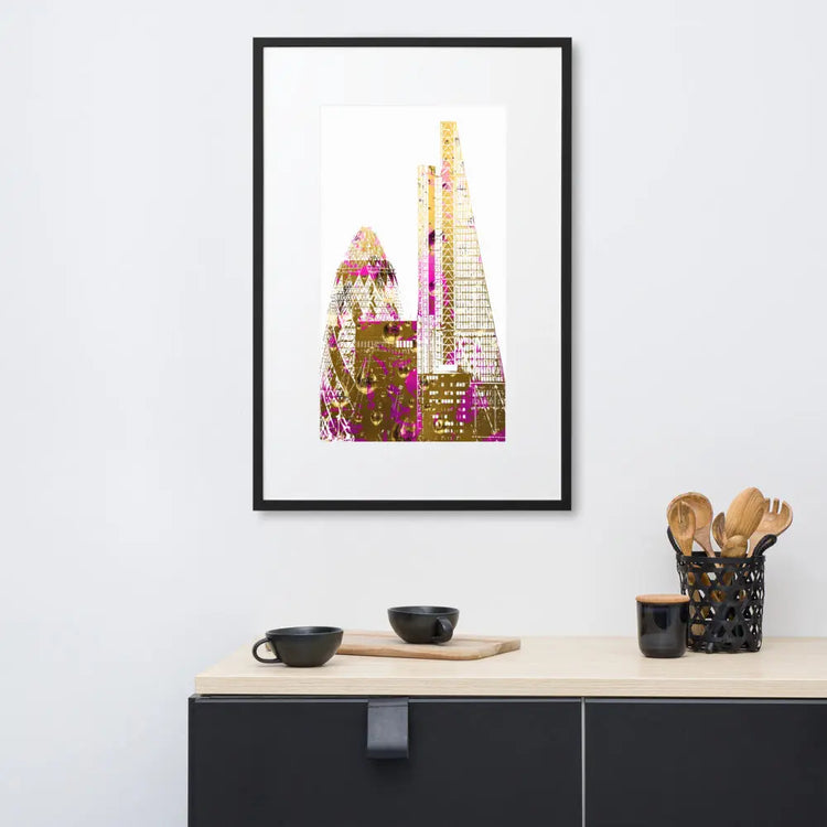 Personalised - Portrait Art Print With Mat - GeorgeKenny Design