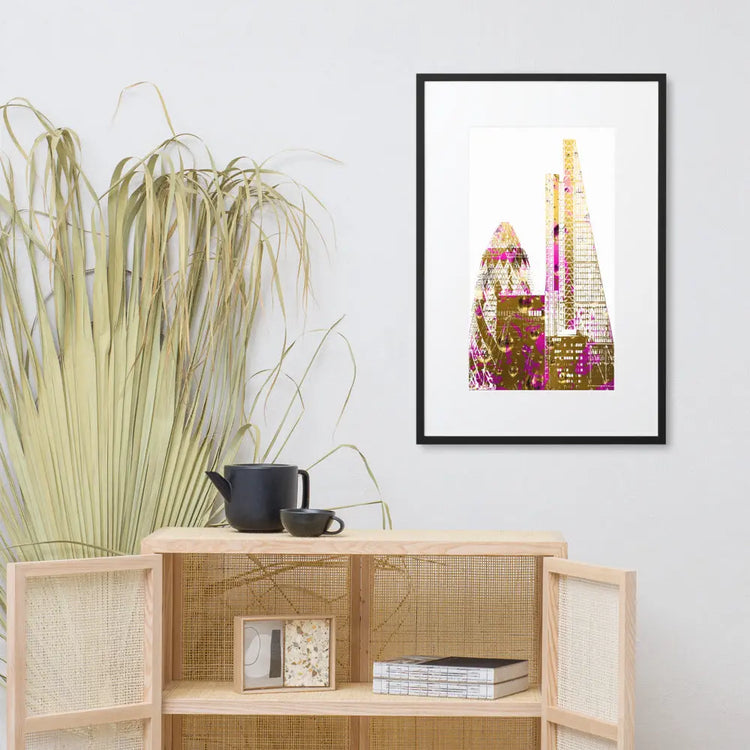 Personalised - Portrait Art Print With Mat - GeorgeKenny Design