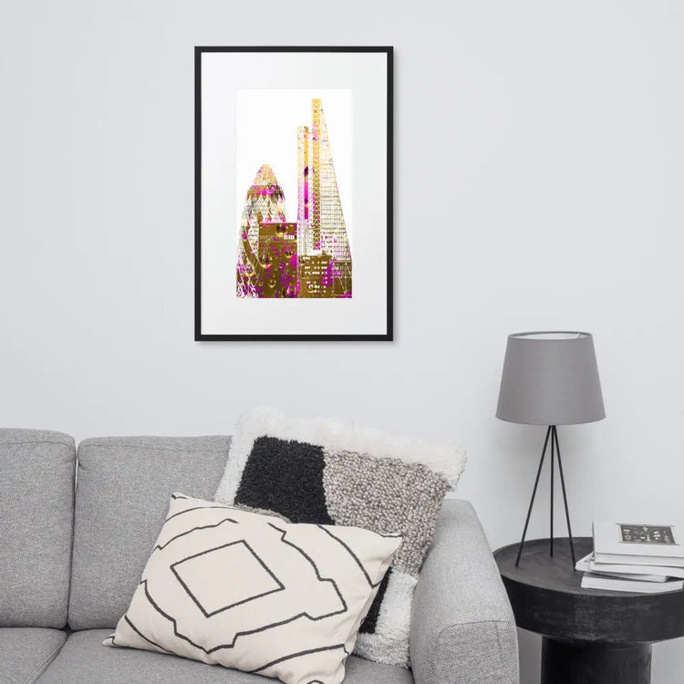 Personalised - Portrait Art Print With Mat - GeorgeKenny Design