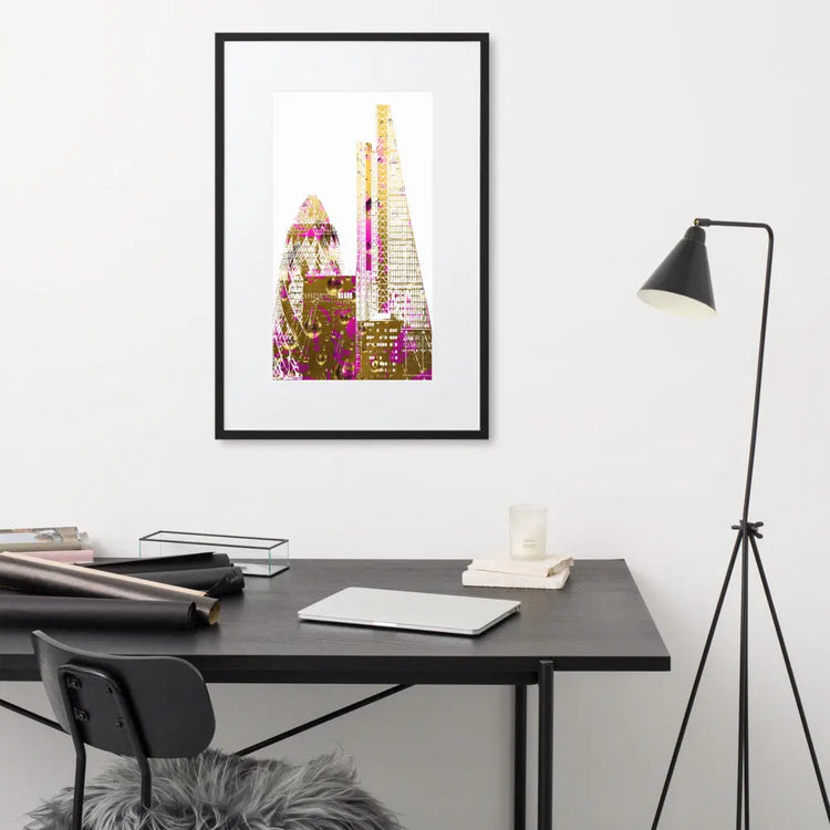 Personalised - Portrait Art Print With Mat - GeorgeKenny Design