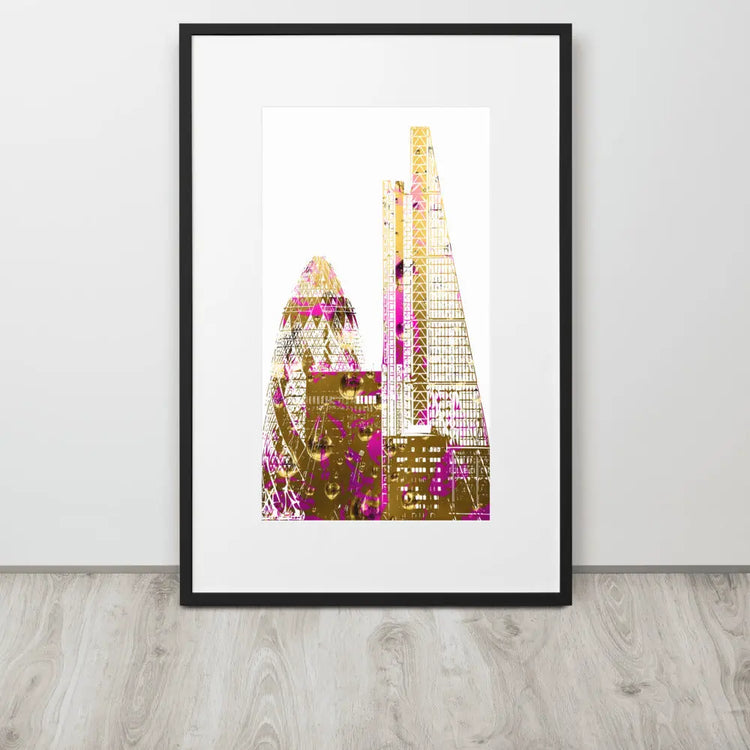 Personalised - Portrait Art Print With Mat - GeorgeKenny Design