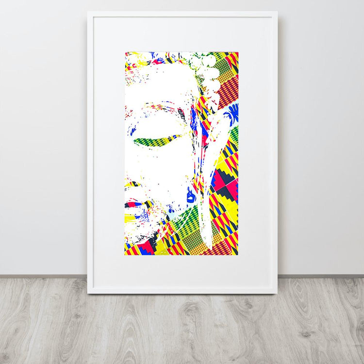 Personalised - Portrait Art Print With Mat - GeorgeKenny Design