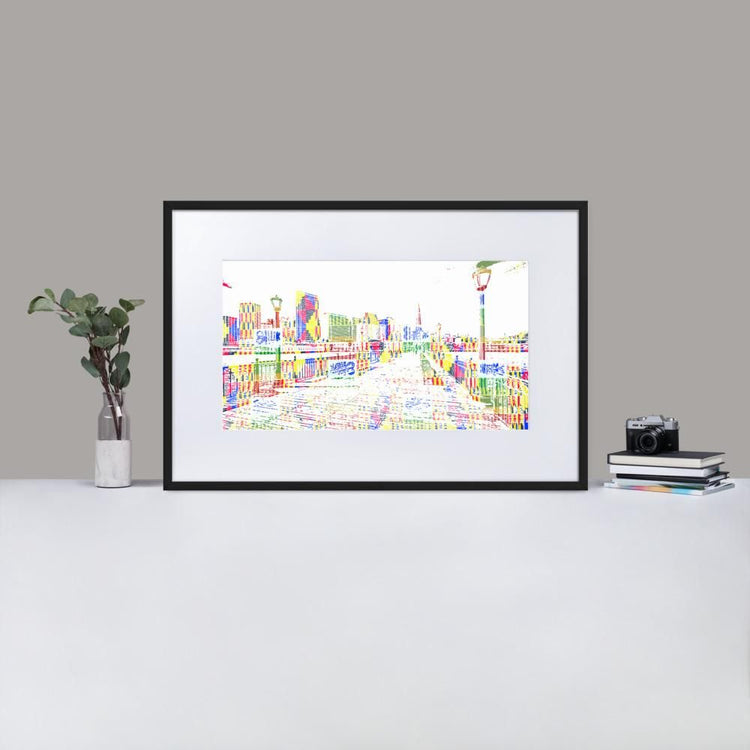 San Francisco Pier 7 - Print with Mat - African Inspired - GeorgeKenny Design
