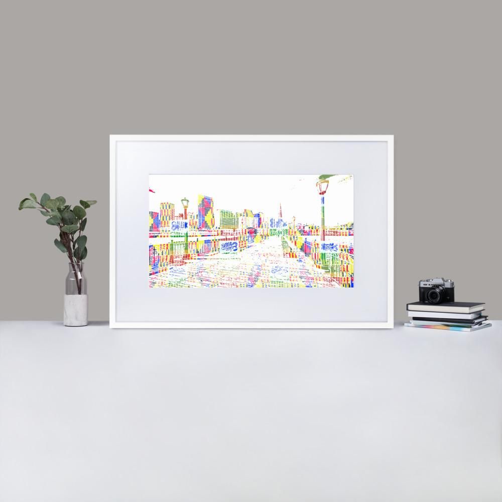 San Francisco Pier 7 - Print with Mat - African Inspired - GeorgeKenny Design