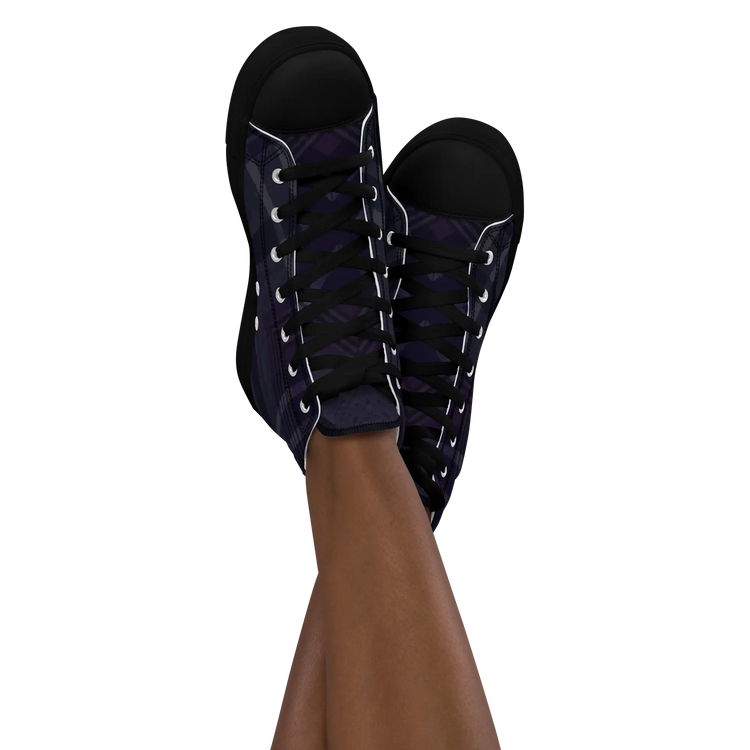 High top canvas shoes Black B5 | Women’s GeorgeKenny Design