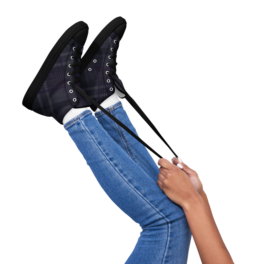 High top canvas shoes Black B5 | Women’s GeorgeKenny Design