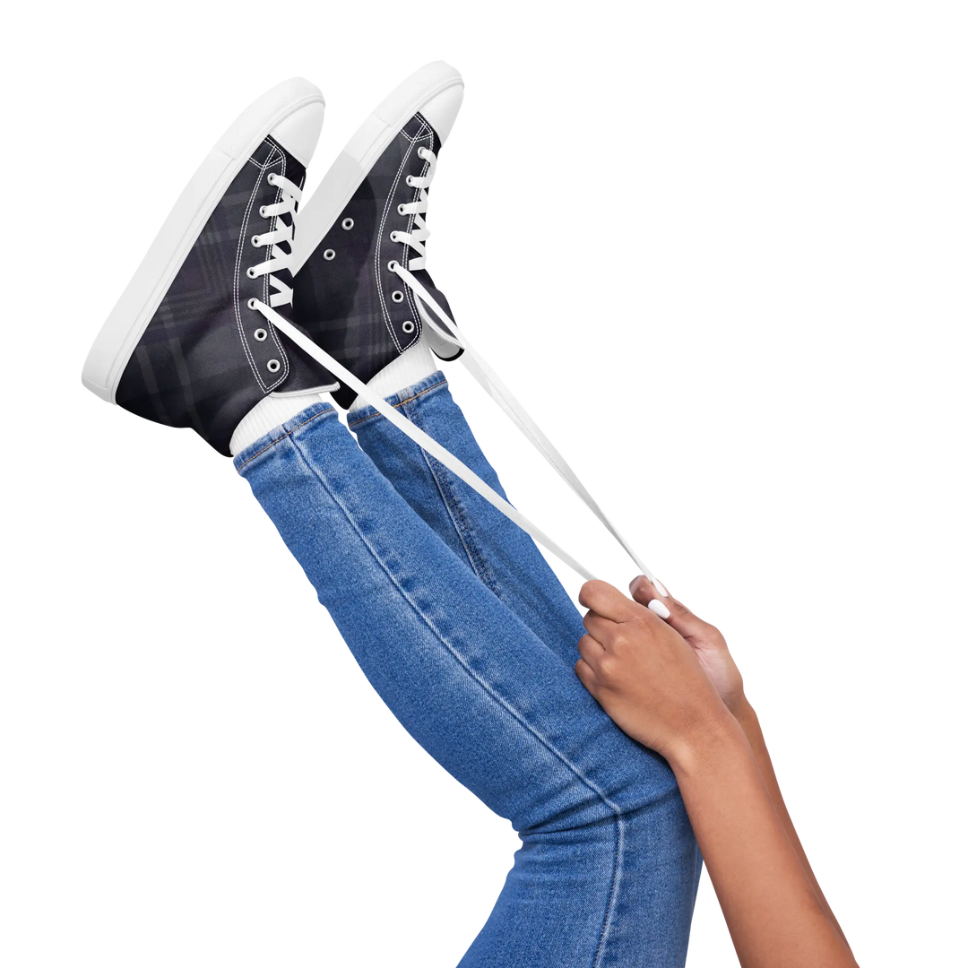 High top canvas shoes White B5 | Women’s GeorgeKenny Design