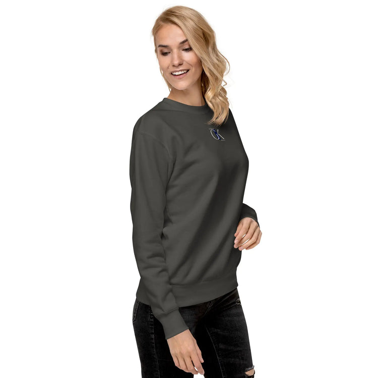 Rib Collar Premium Sweatshirt | Prime Carbon GeorgeKenny Design