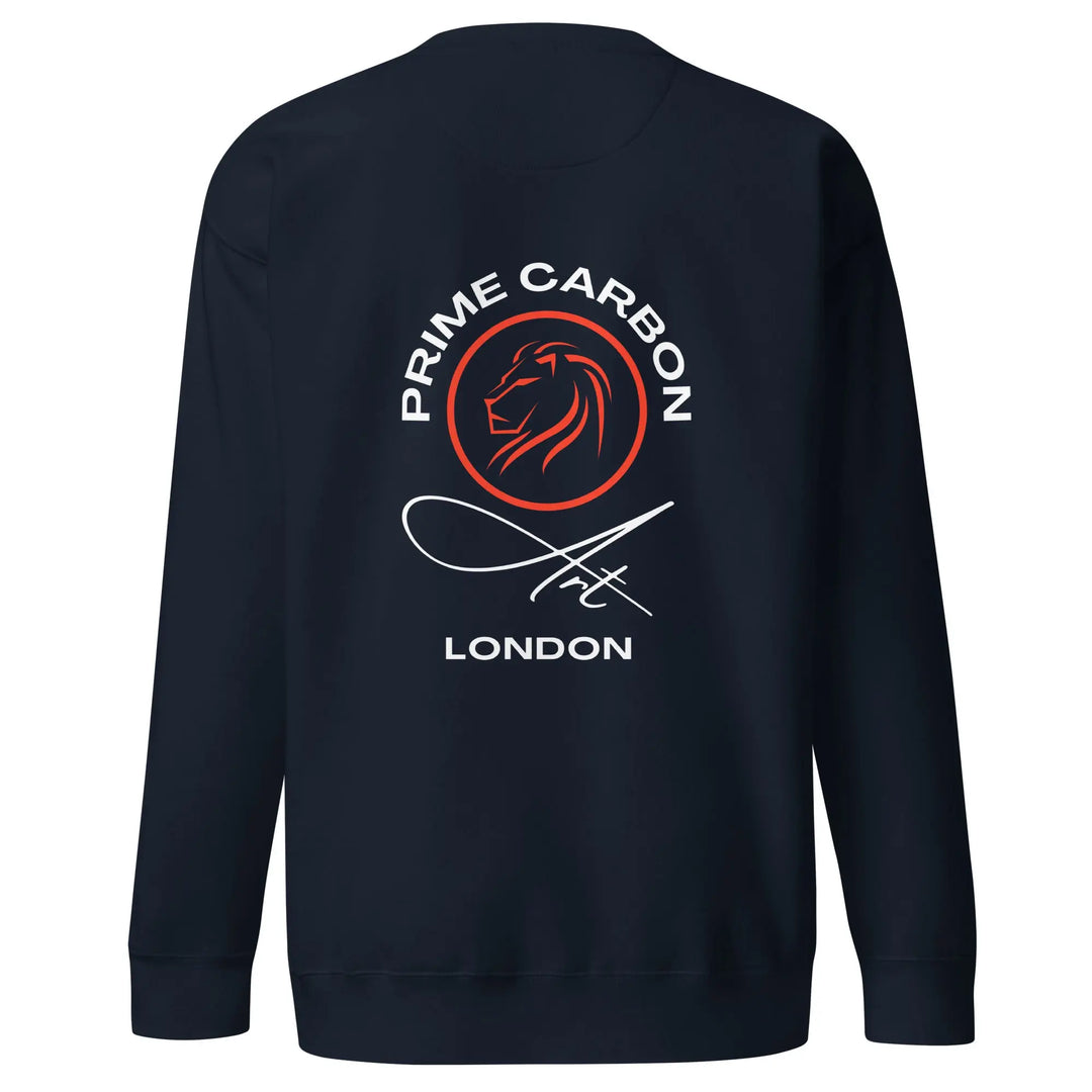 Rib Collar Premium Sweatshirt | Prime Carbon GeorgeKenny Design